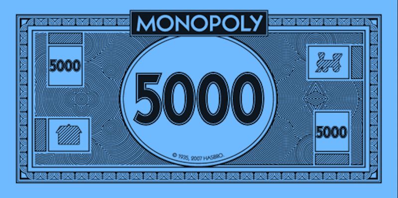 monopolio-pinigas-5000-dolerių